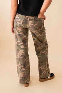 Far Out PatchPocket High Rise Wide Leg