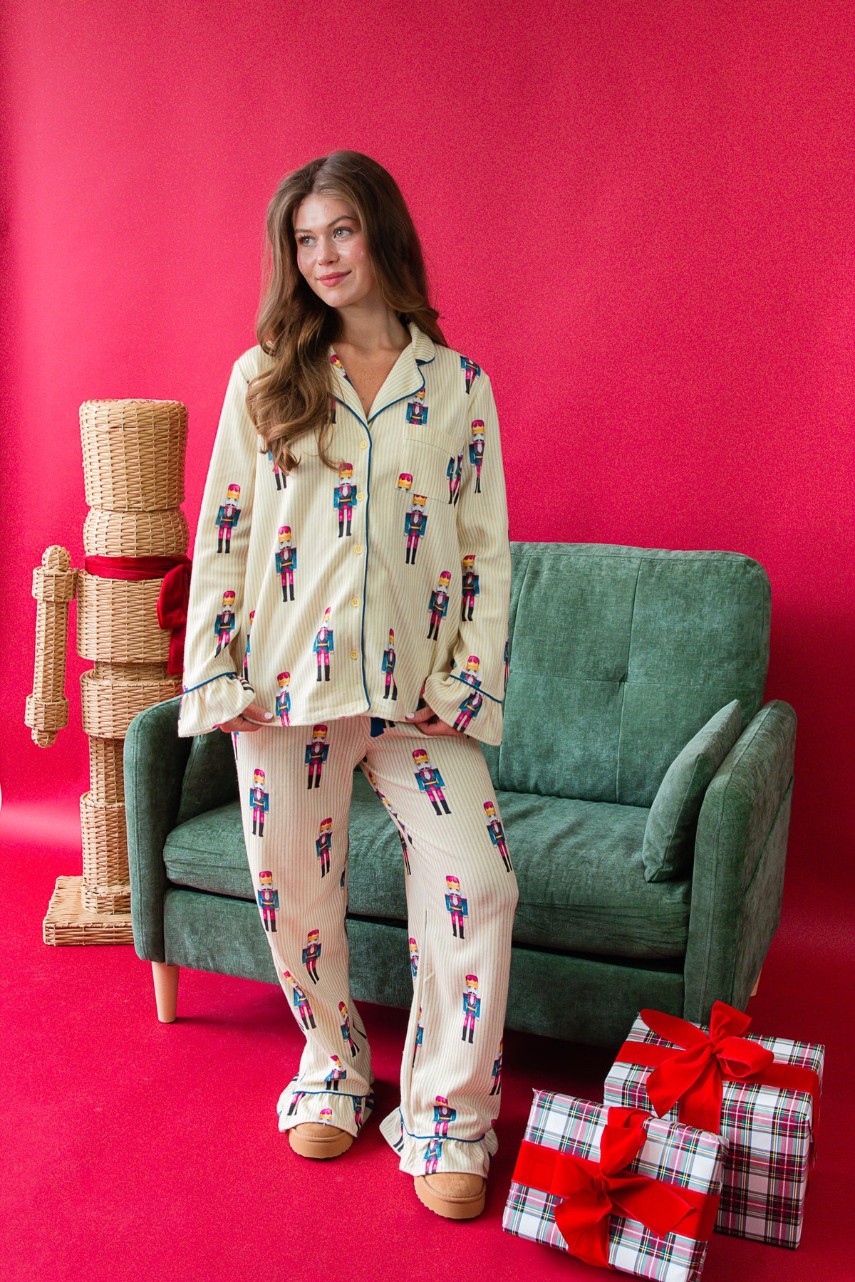 Merry Morning Nutcracker PJ Set