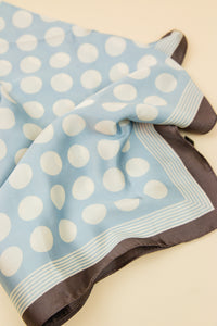 Scarvii Classic Polka Dot Square Scarf