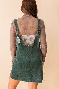 Pinafore Corduroy Dress