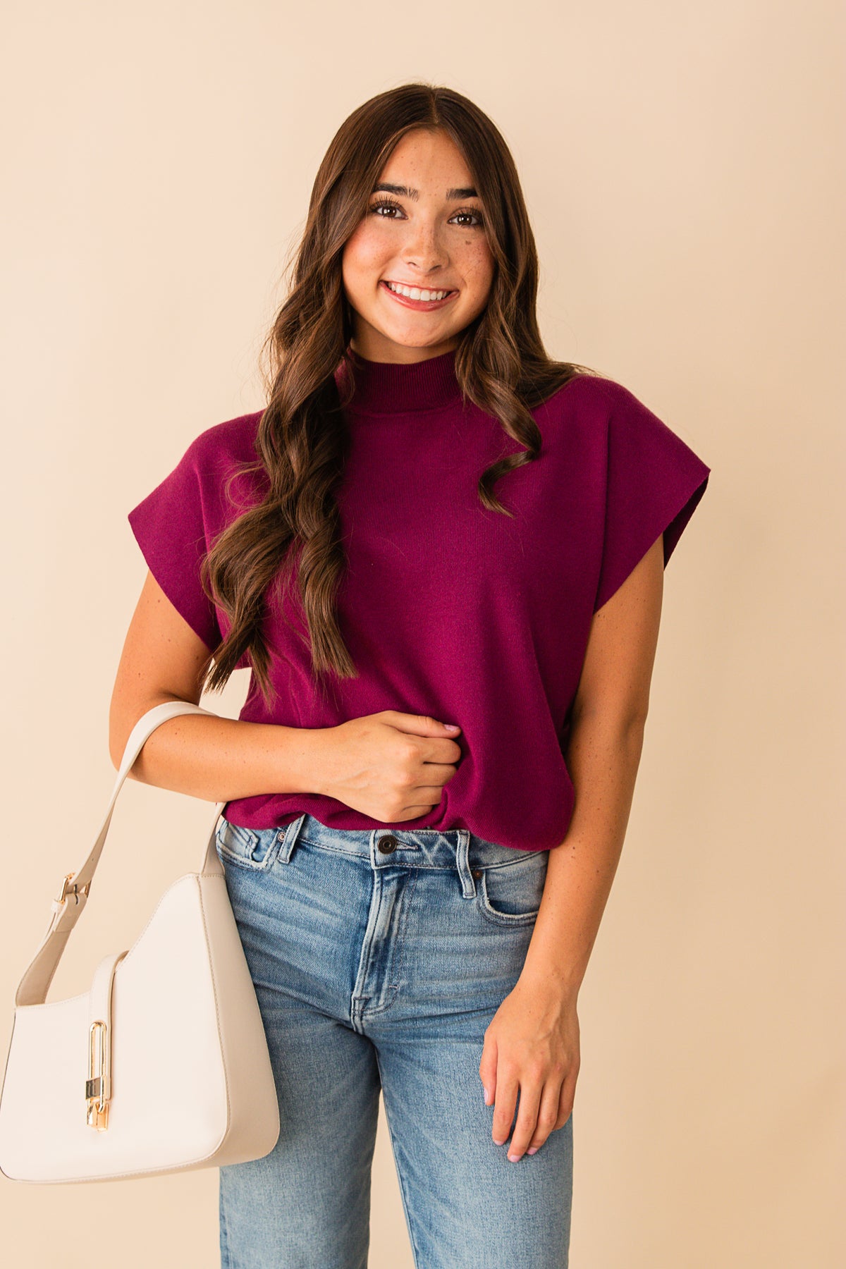 Polly Mock Neck Top