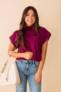 Polly Mock Neck Top