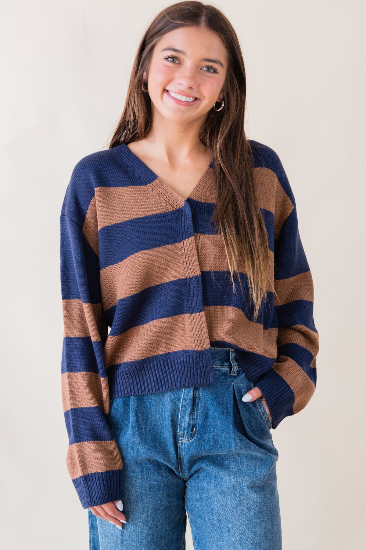 Liana Bold Stripe Cardi