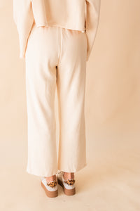 Relaxed Stay Wide Leg Sweat Pants