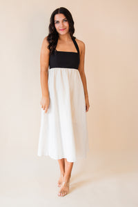 Lilibeth Halter Neck Midi Dress