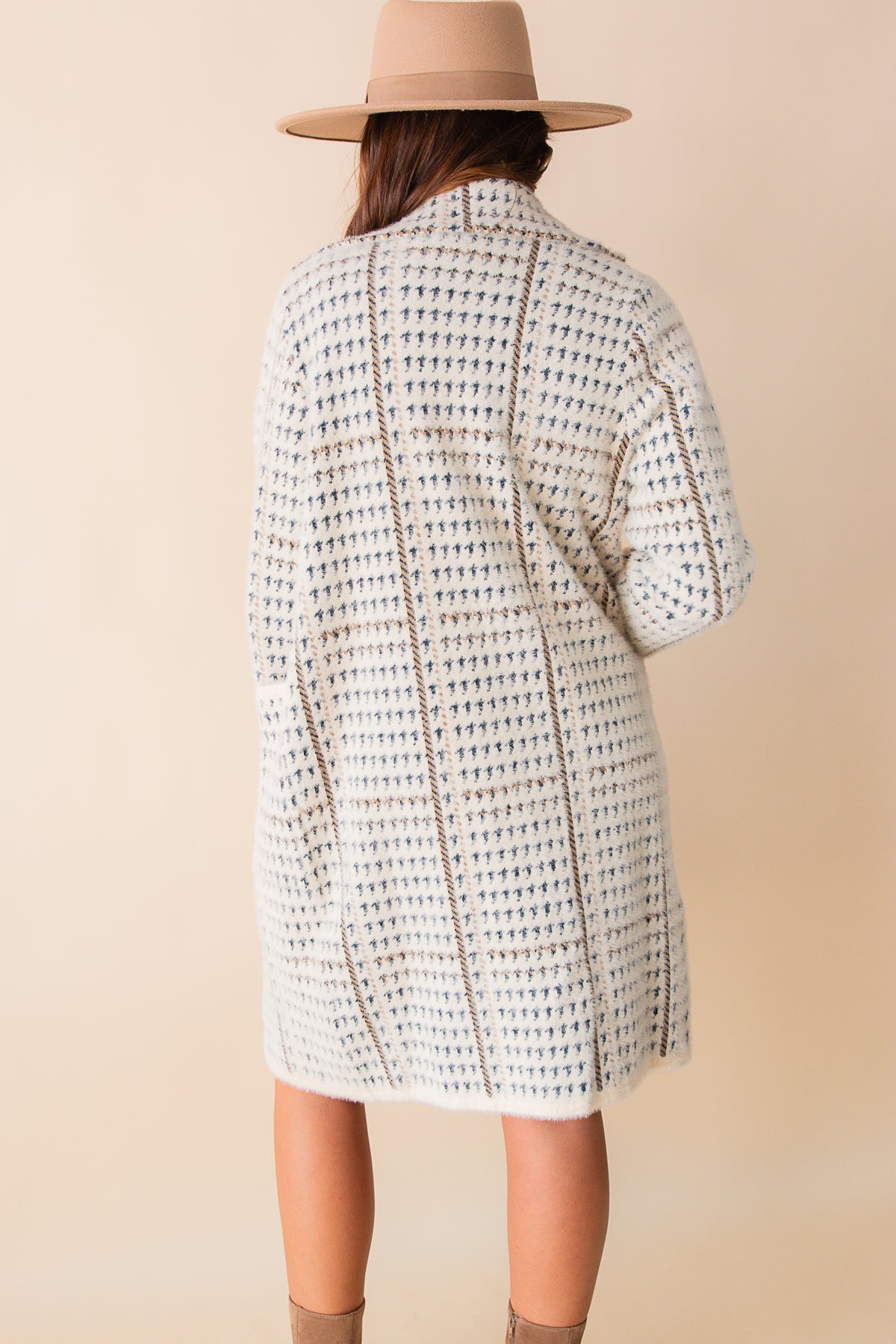 Marceau Houndstooth Coat