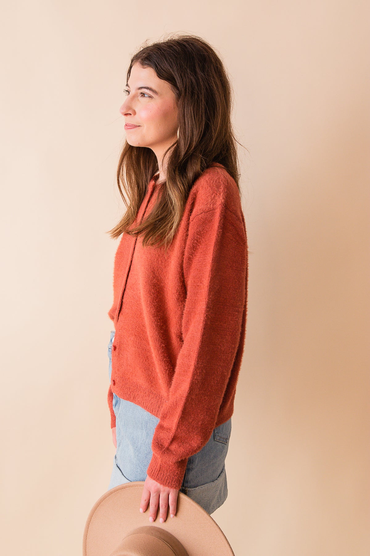 Mohair Sweater Cardigan