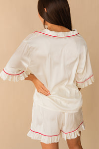 Vanessa S/S Front Tie Pj Set