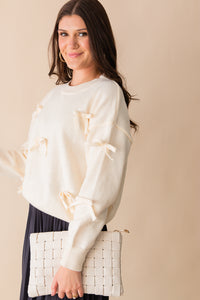 Allie L/S Bow Sweater