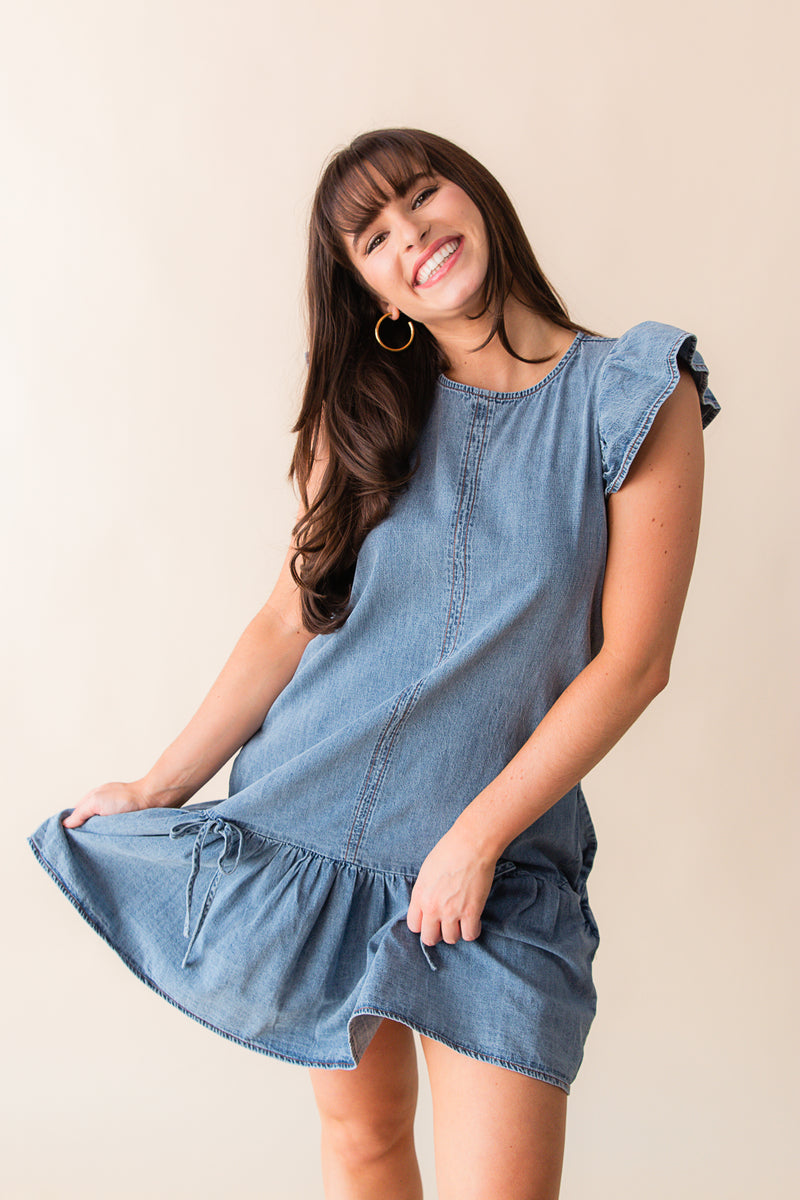 Jolie Mini Dress w/ Bow