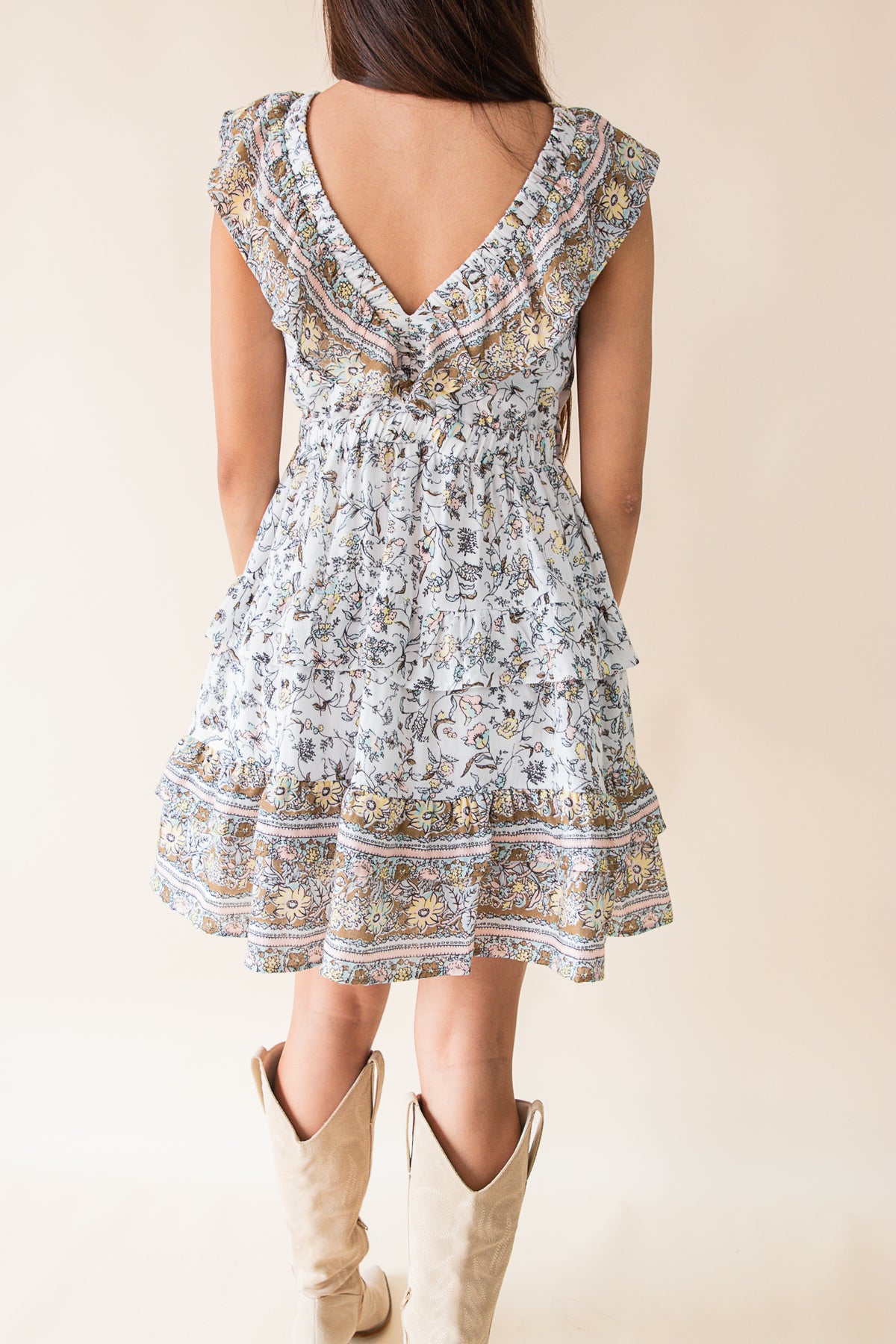 Clio Flutter Mini Dress