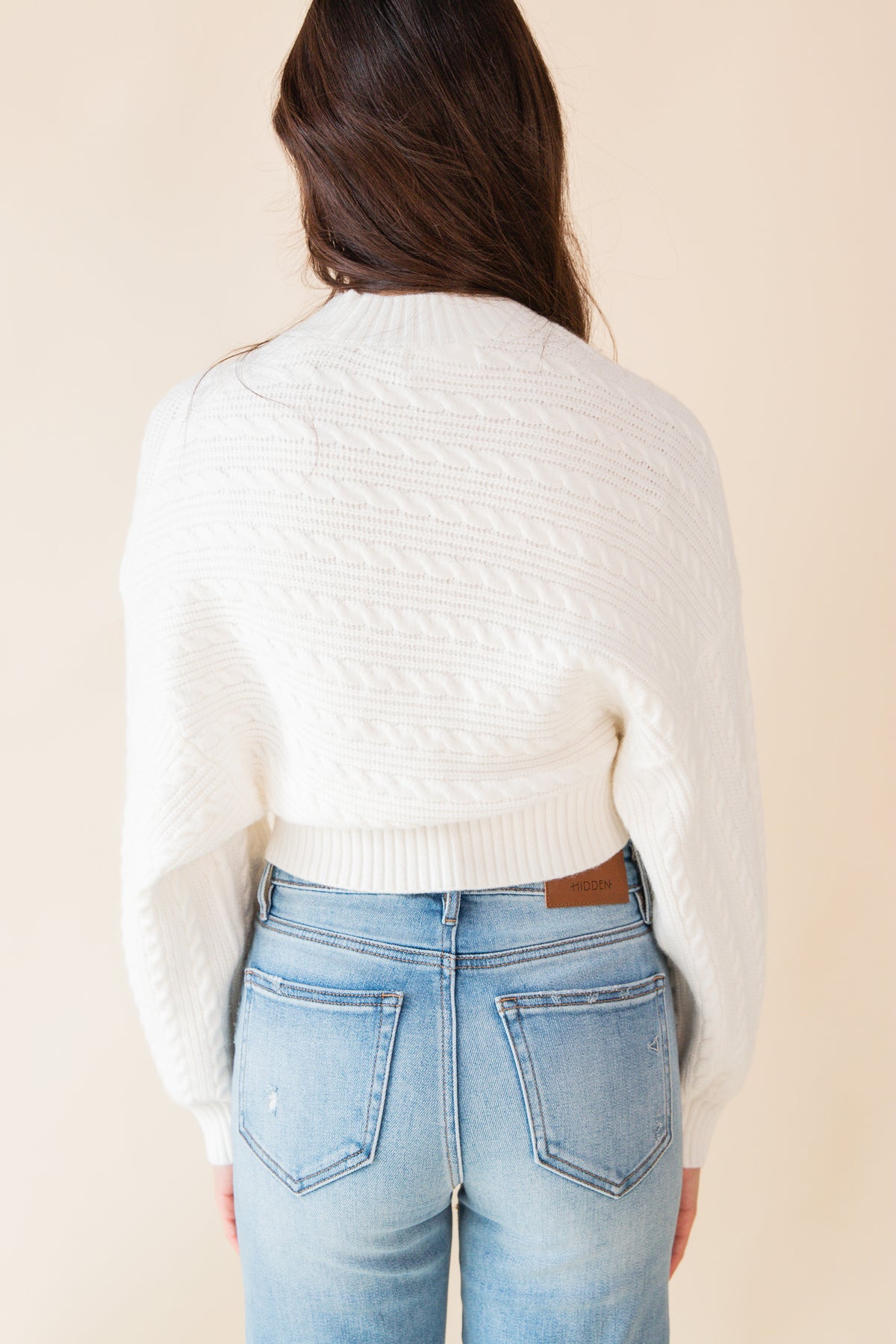 Along the Vines Cable Knit Sweater