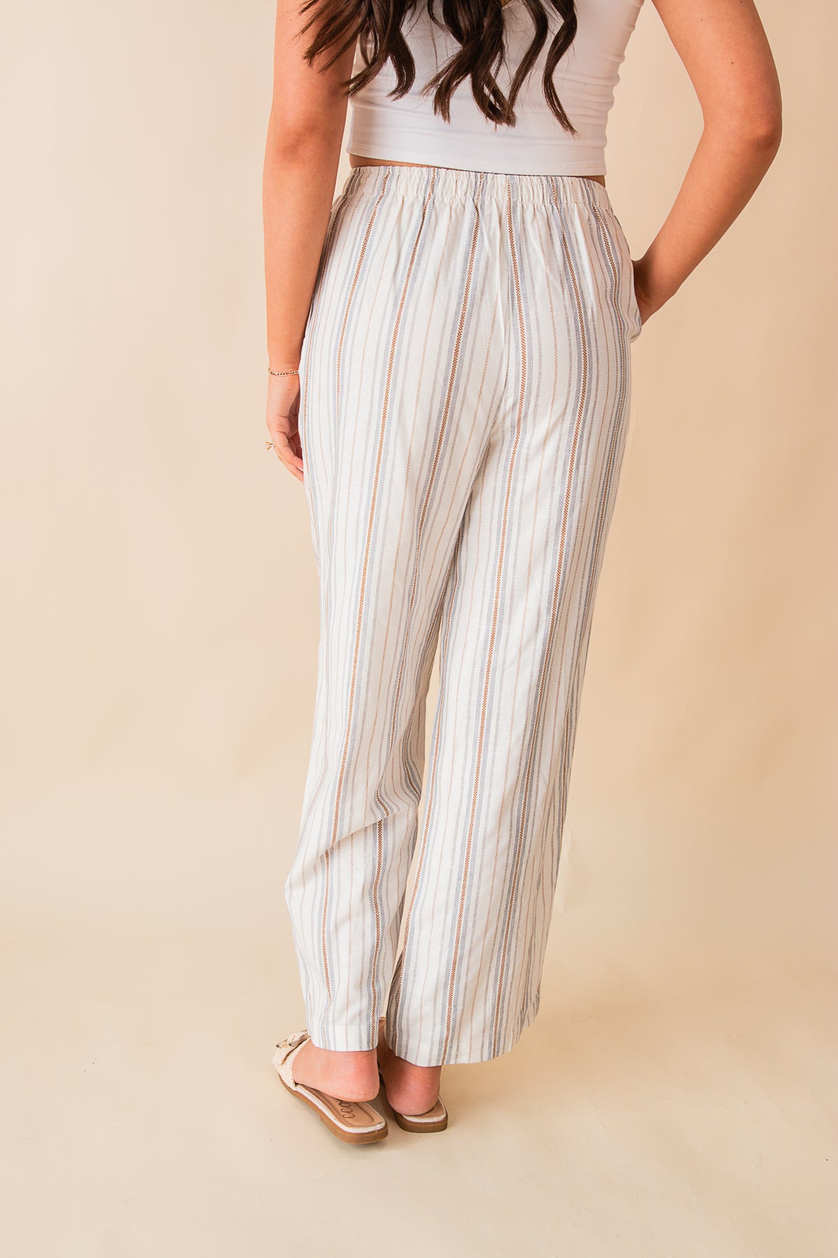 Nopales Striped Pullon Pants