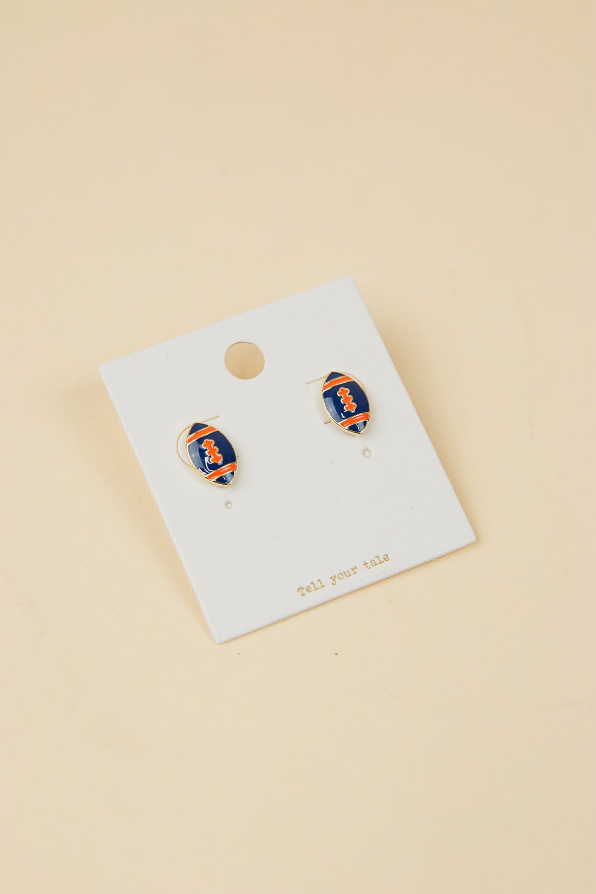 Game Day Football Stud Earrings