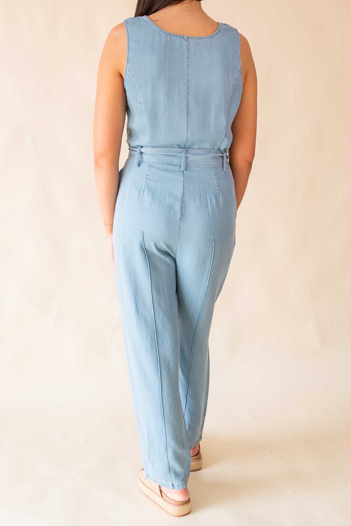 To Do List Belted Jumpsuit