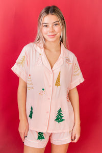 Christmas Trees Pj Set