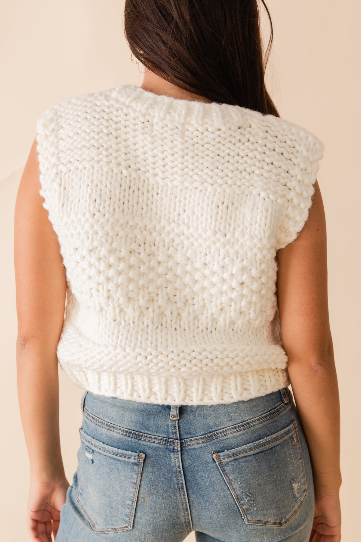 Isla Chunky Knit Sweater Vest