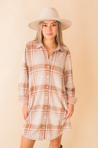 Timpas Knit Flannel Dress