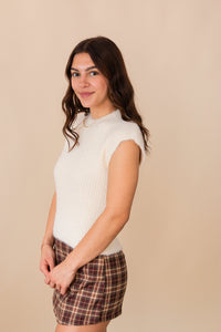 Bianca Feather Yarn Sweater Tank