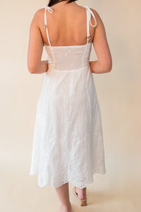 Marseline Eyelet Midi Dress