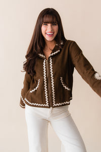 Speakeasy Embroidered Detail Jacket