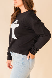 Ghost Sequin Sweatshirt