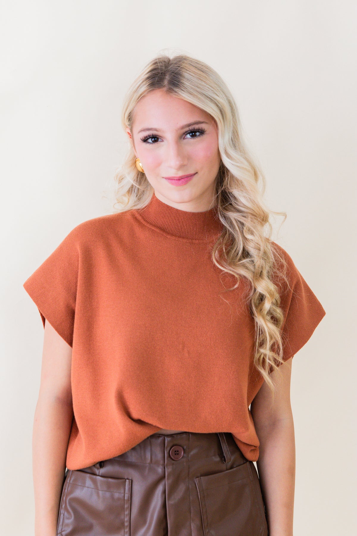 Polly Mock Neck Top