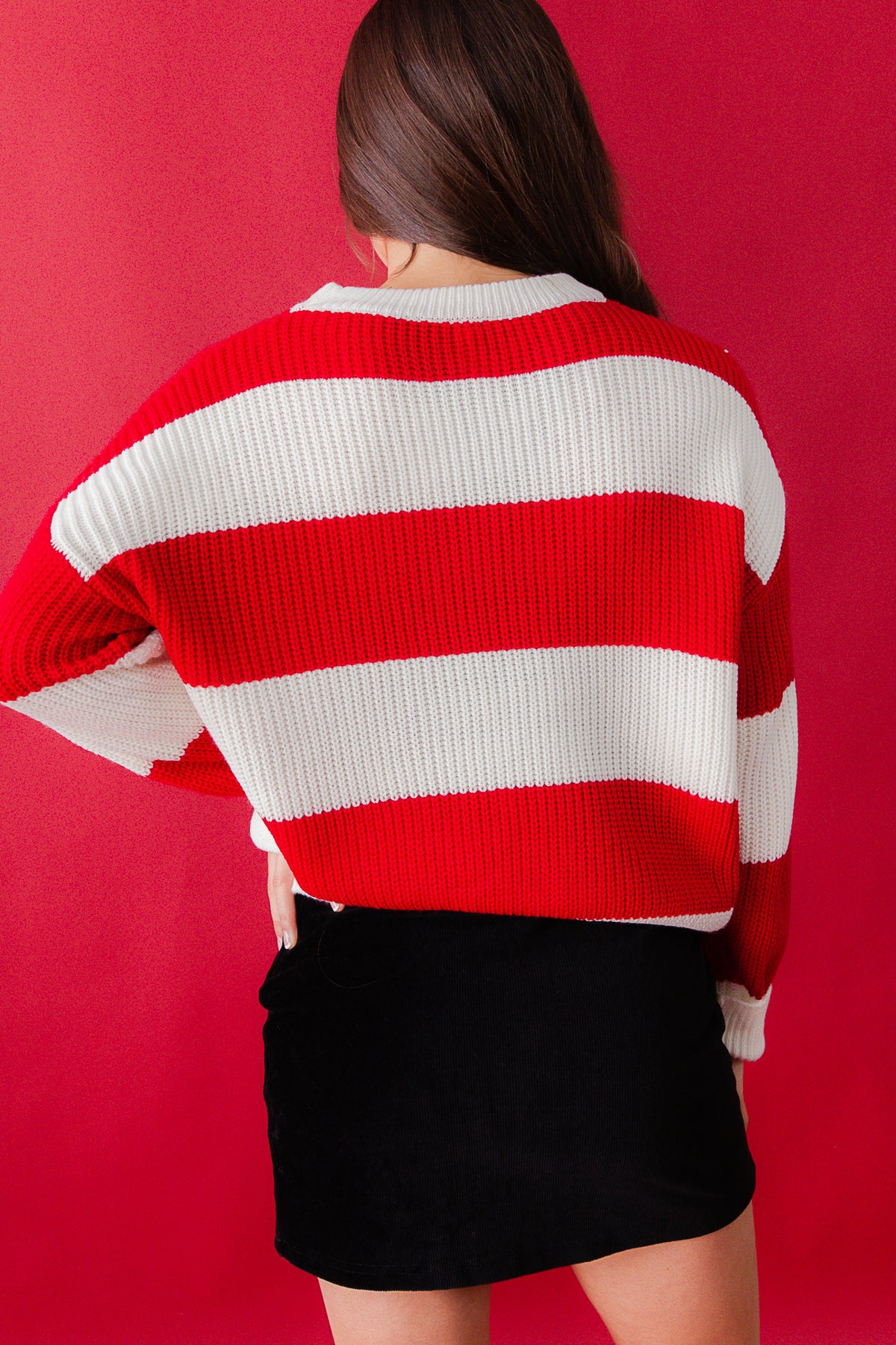 Merry Striped Knit Sweater