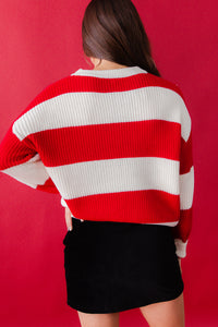 Merry Striped Knit Sweater
