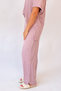 Dawn Smocked Rib Pant