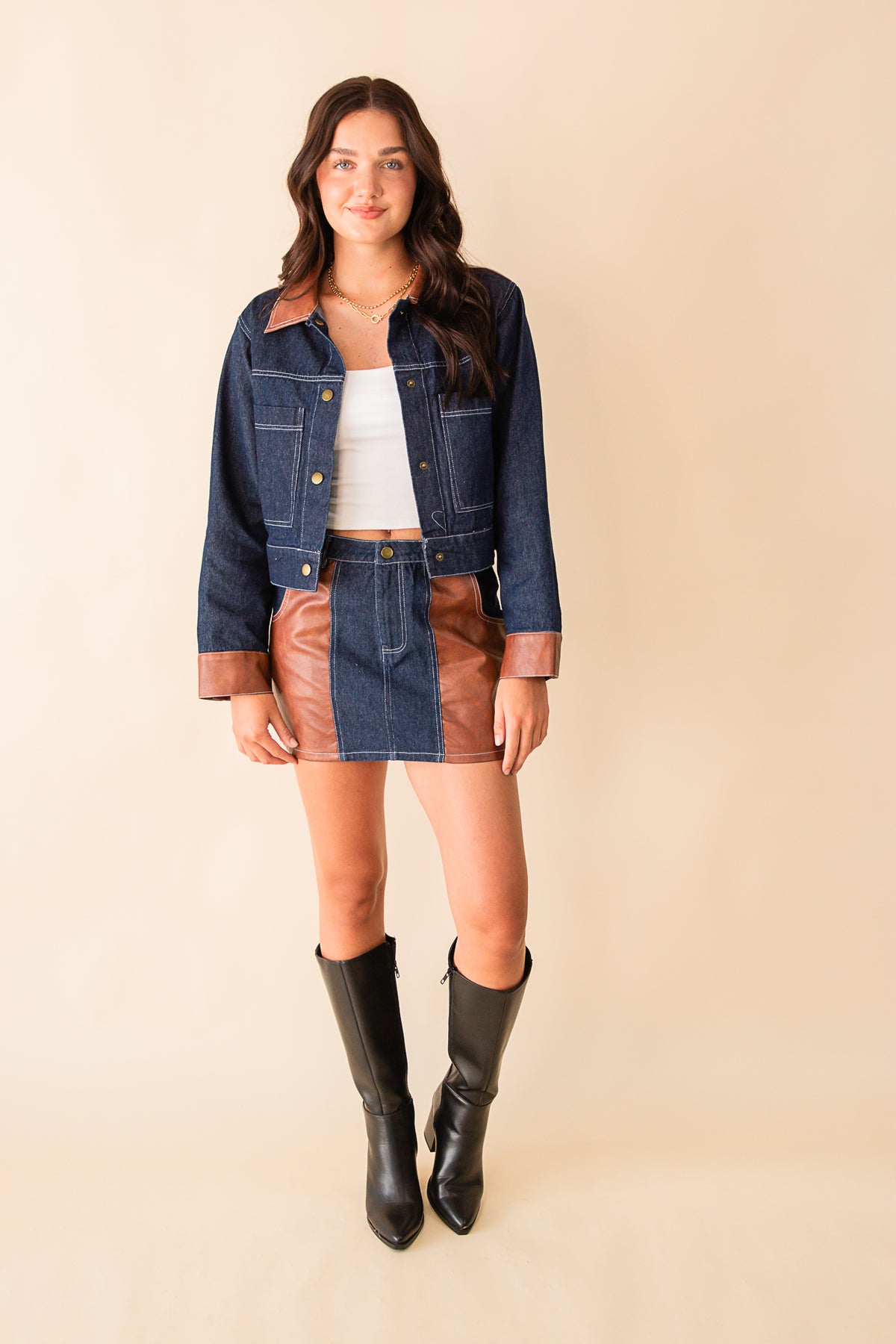 Khloie Button Down
