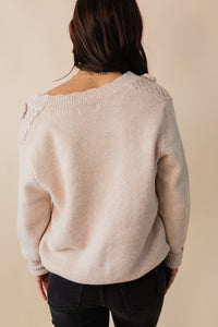 Rosetta Knit Flowers Cardigan