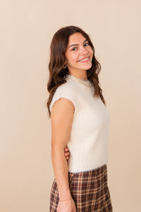 Bianca Feather Yarn Sweater Tank