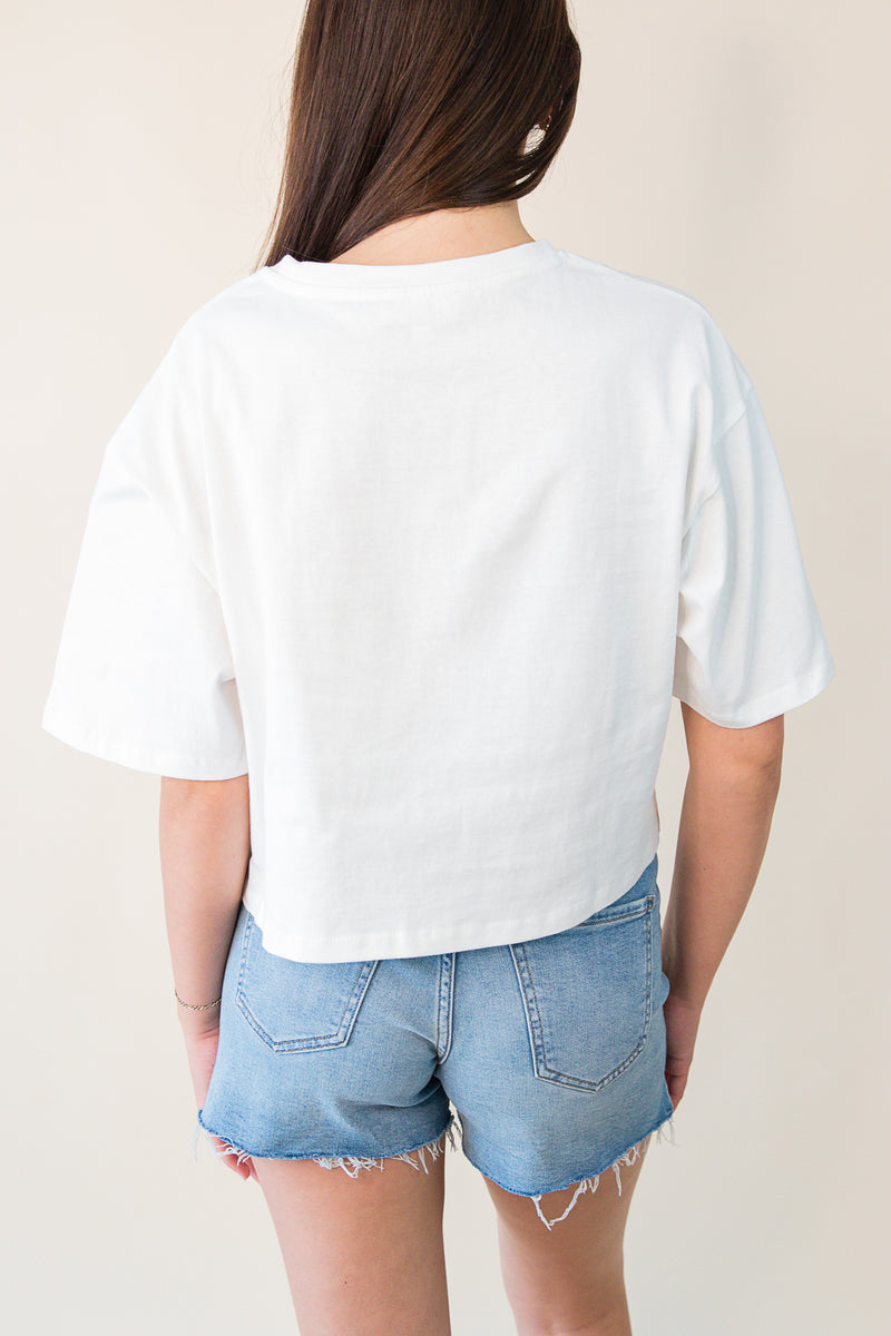Laced Bow Football Tee