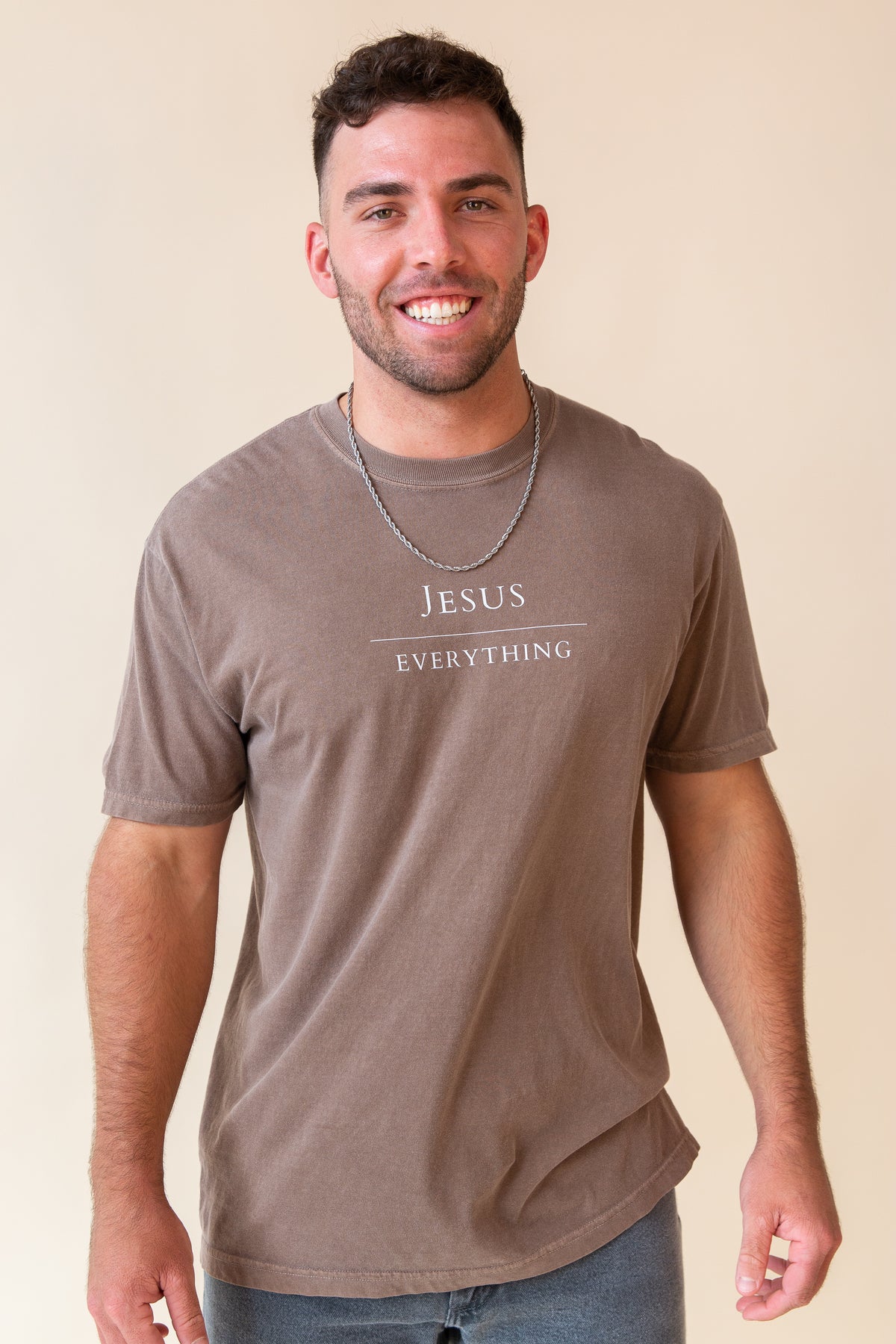 Jesus Over Everything Short Sleeve T-Shirt