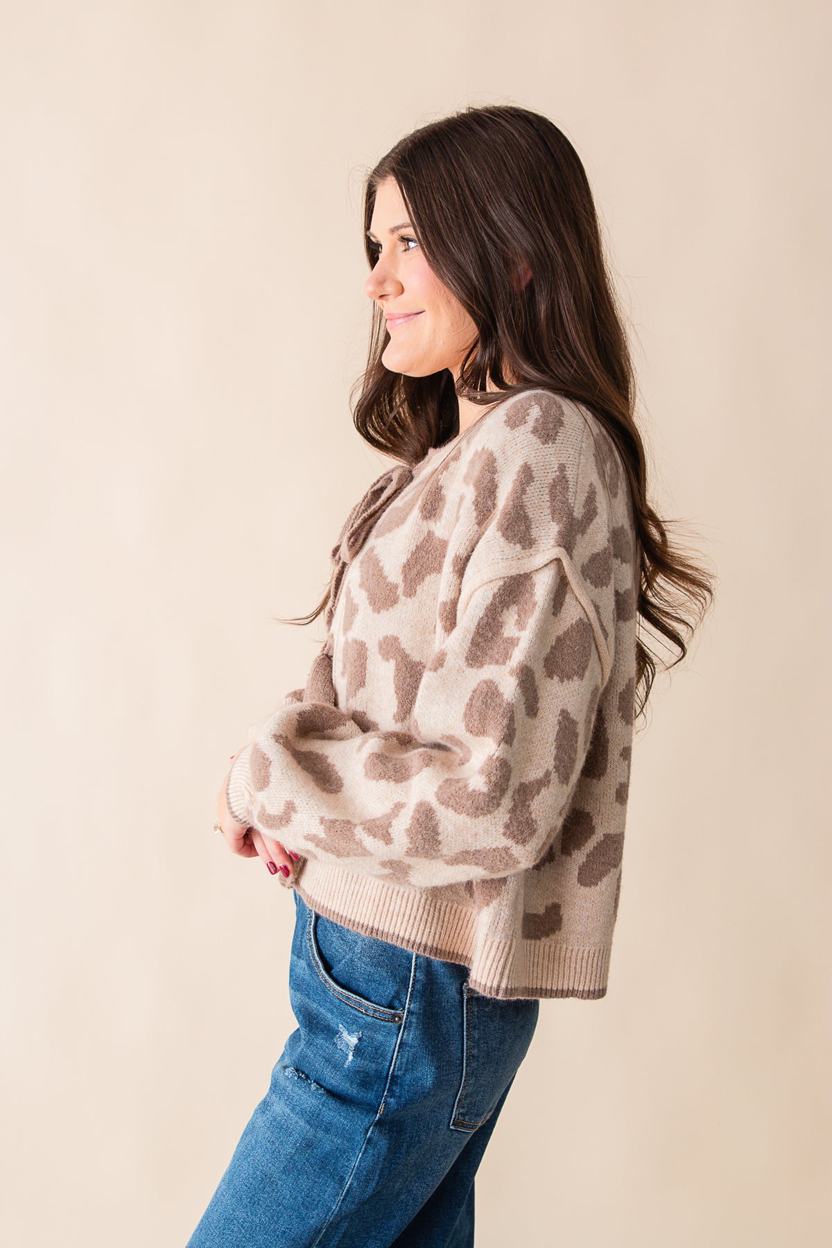 Elle Leopard Cardigan