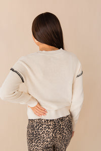 Sutton Whip Stitch Crew Neck