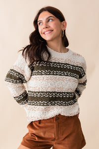 Loosen Up Striped Sweater