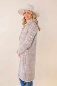 Marceau Houndstooth Coat