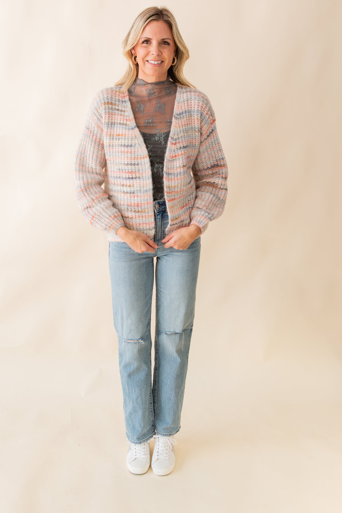 Dorset Balloon Sleeve Cardigan