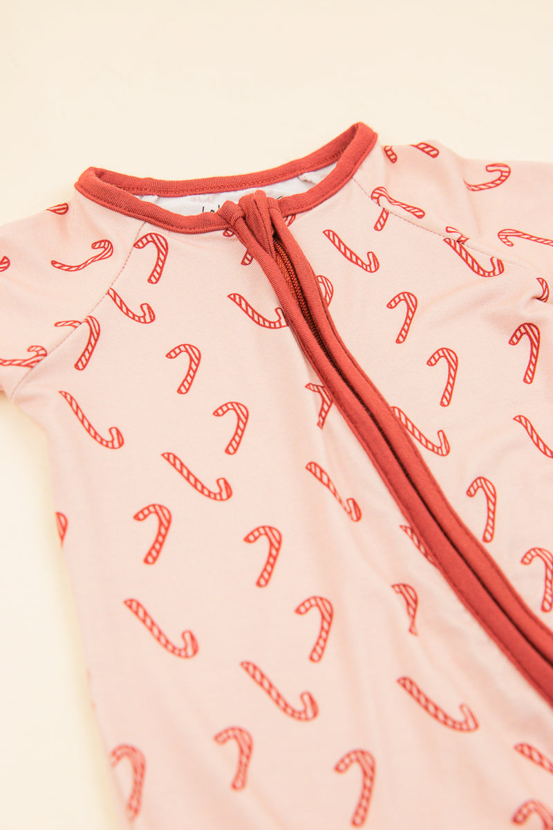 Candy Cane Long Sleeve Zip