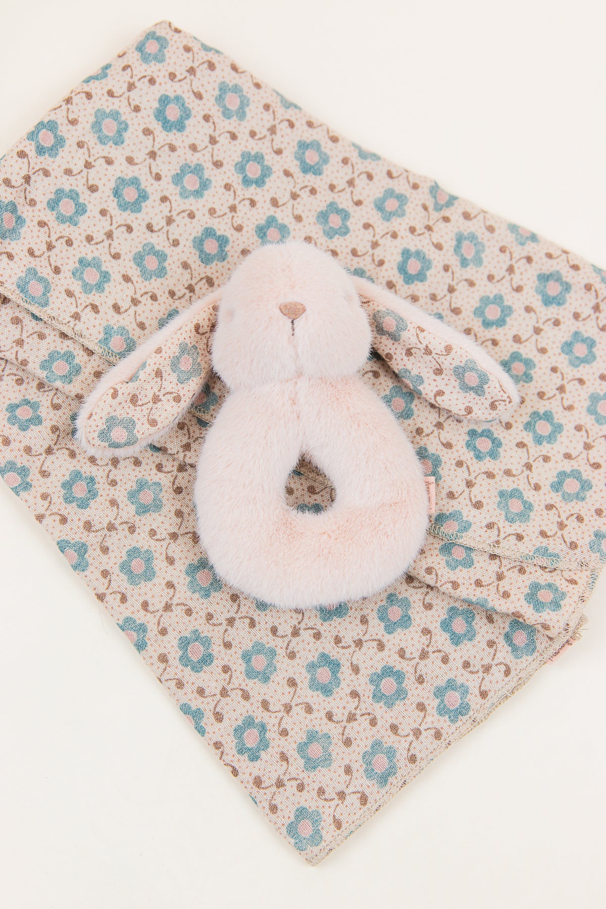 Bunny Rattle Set - Powder