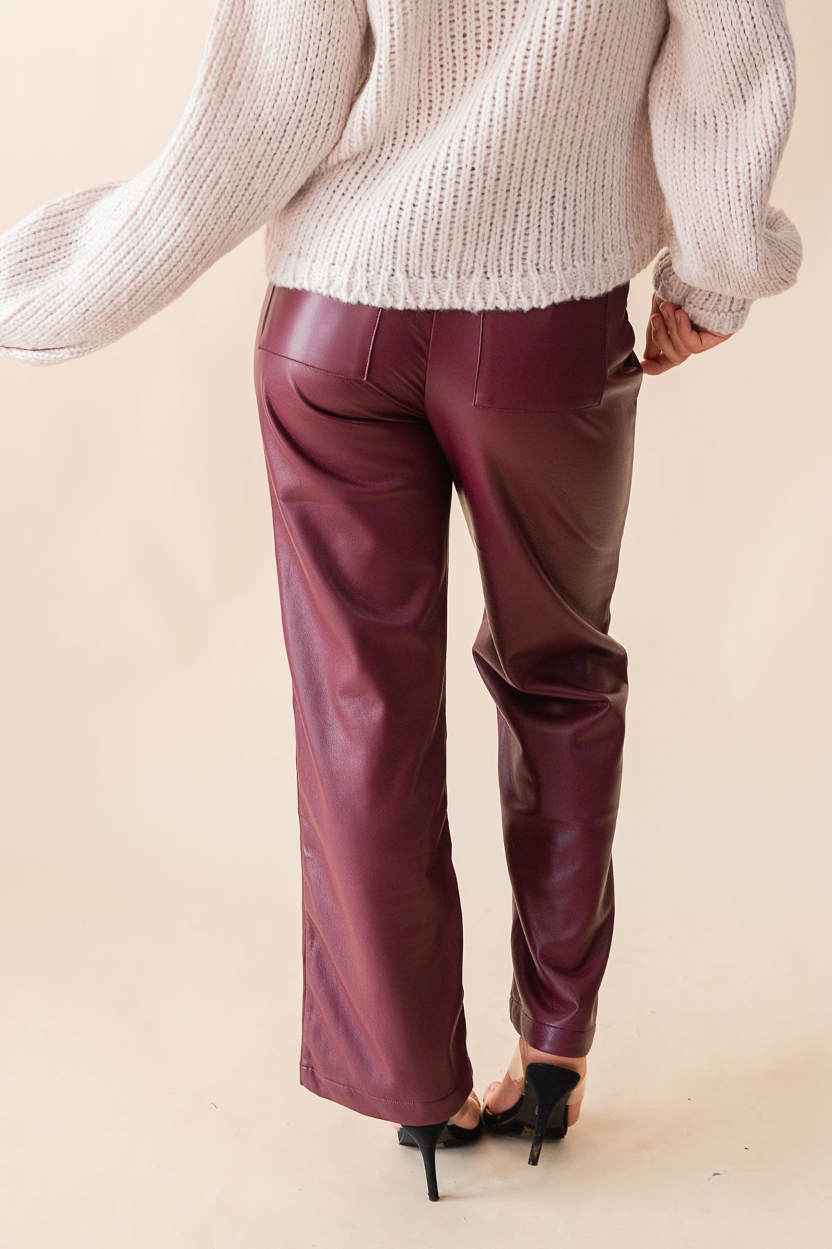 Night Vision Faux Leather Pants