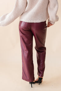 Night Vision Faux Leather Pants