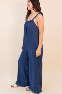 Breezy Lane Frayed Hem Jumpsuit