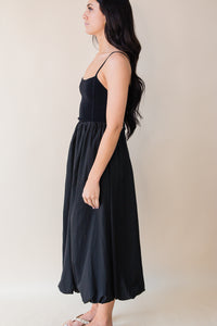 Adriana Bubble Skirt Midi Dress