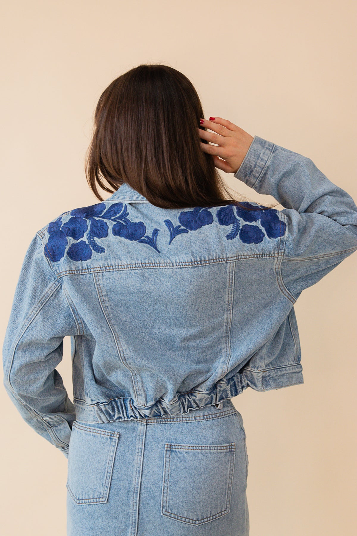Most Likely Embroidered Denim Jacket