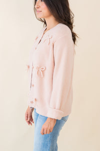 Bow Trim Cardigan