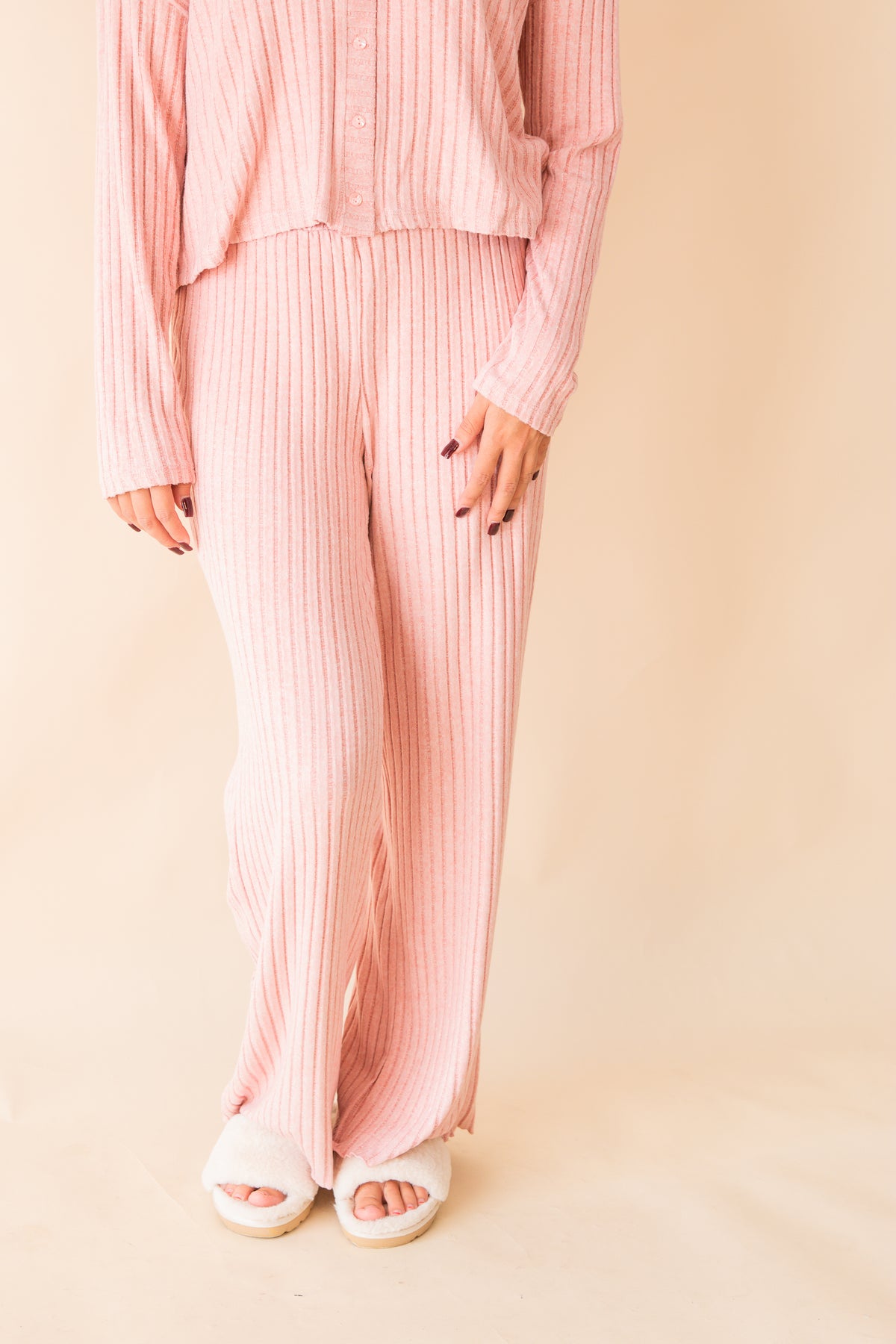 Dawn Smocked Rib Pant