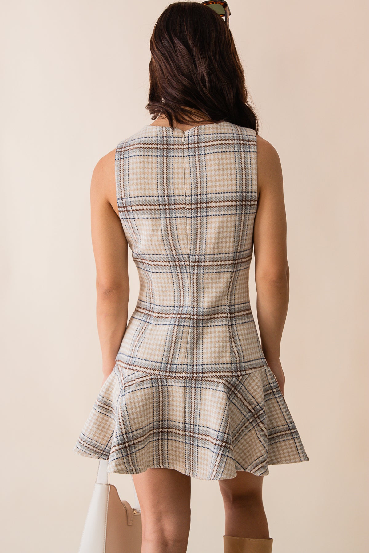 Cedar Plaid Mini Dress